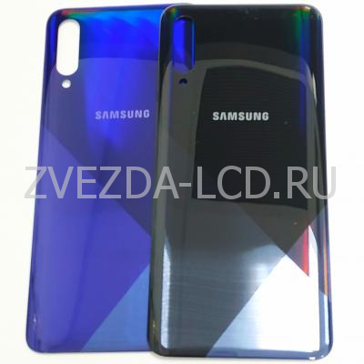 Задняя крышка Samsung A30S/A307 (черный,фиолетовый)