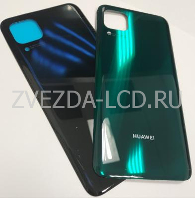 Задняя крышка Huawei P40 Lite  (черный,зеленый)