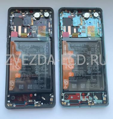 Дисплей с тачскрином Huawei P30 100% ориг. В рамке с АКБ (черный) НОВЫЕ