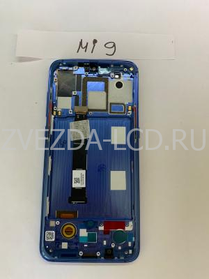 Дисплей с тачскрином Xiaomi Mi 9  100% оригинал В РАМКЕ (черный,синий) НОВЫЕ